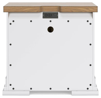 Ashbryn Three Drawer Night Stand