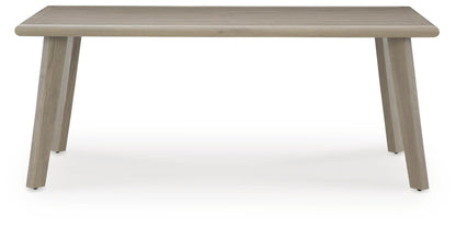 Cliff Trails RECT Dining Table w/UMB OPT
