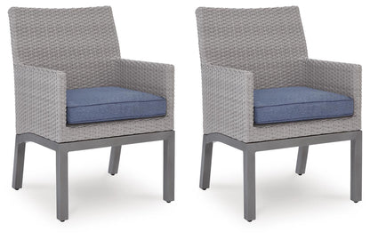 Half Moon Beach Arm Chair With Cushion (2/CN)