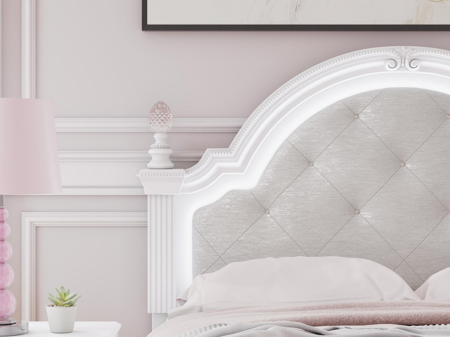 Kozlani Full Upholstered Panel Bed