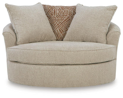 Steelwater Retreat Oversized Swivel Accent Chair