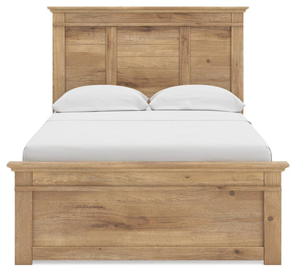 Makidern Full Panel Storage Bed