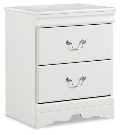 Anarasia Queen Sleigh Headboard, Dresser, Mirror, Chest and Nightstand
