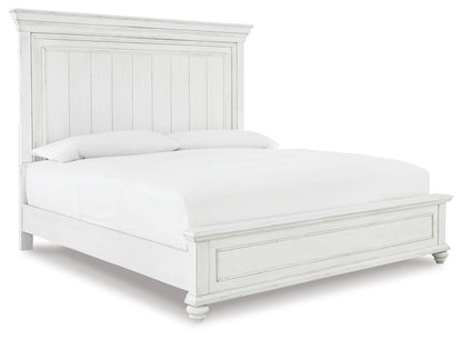 Kanwyn Queen Panel Bed, Dresser and Mirror