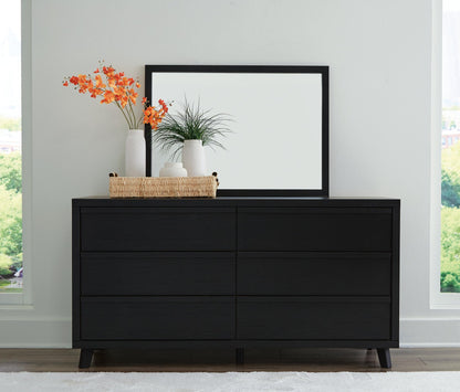 Danziar Queen Panel Headboard, Dresser, Mirror, Chest and Nightstand