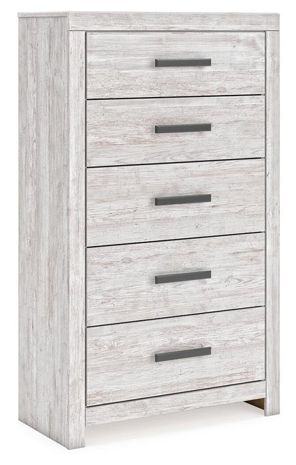 Cayboni Queen Panel Bed, Dresser, Mirror, Chest and Nightstand