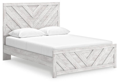 Cayboni Queen Panel Bed, Dresser, Mirror, Chest and Nightstand