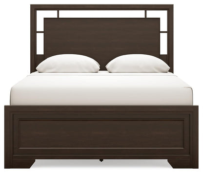 Covetown Queen Panel Bed, Dresser, Mirror, Chest and Nightstand