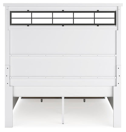 Ashbryn Queen Panel Storage Bed, Dresser, Mirror, Chest and Nightstand