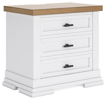 Ashbryn King Panel Storage Bed, Dresser, Mirror and Nightstand