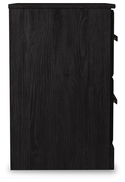 Belachime Full Panel Bed with Mirrored Dresser, Chest and Nightstand