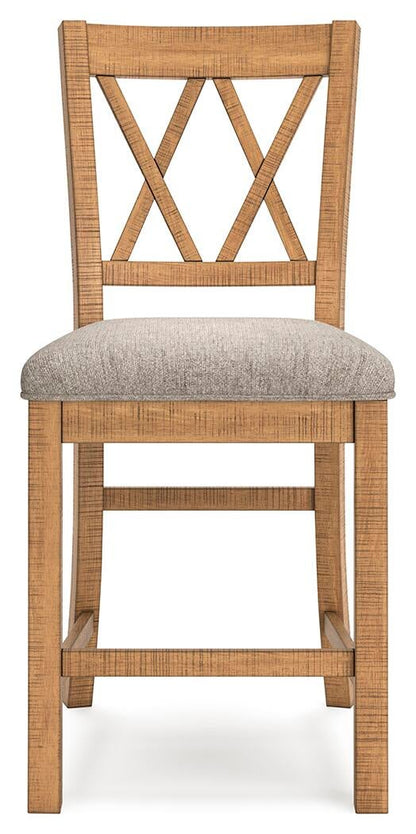 Havonplane Counter Height Dining Table and 10 Barstools