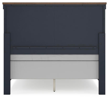 Landocken Full Panel Headboard, Dresser and Mirror