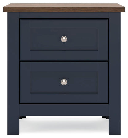 Landocken Twin Panel Headboard, Dresser, Mirror, Chest and Nightstand