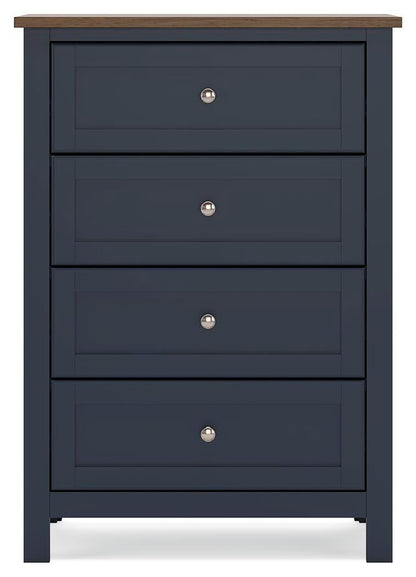 Landocken Queen Panel Bed, Dresser, Mirror, Chest and Nightstand
