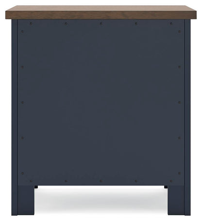 Landocken Twin Panel Bed, Dresser, Mirror, Chest and Nightstand