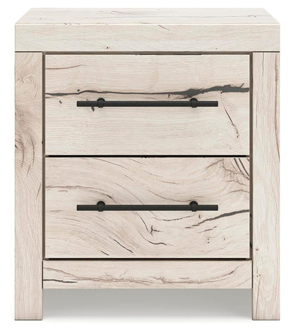Lawroy King Panel Bed with Storage, Dresser, Mirror, Chest and Nightstand