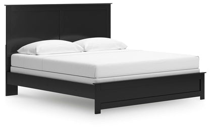 Maribel King Panel Bed, Dresser, Mirror and Nightstand