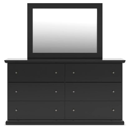 Maribel King Panel Bed, Dresser and Mirror