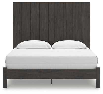 Parlayon King Panel Bed, Dresser, Mirror and Nightstand