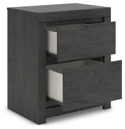 Parlayon King Panel Bed, Dresser, Mirror and Nightstand