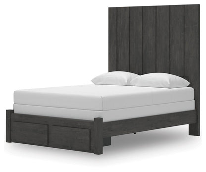 Parlayon Queen Panel Storage Bed, Dresser and Mirror