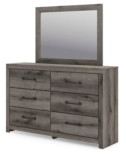 Urbanoore King Panel Bed, Dresser, Mirror and Nightstand