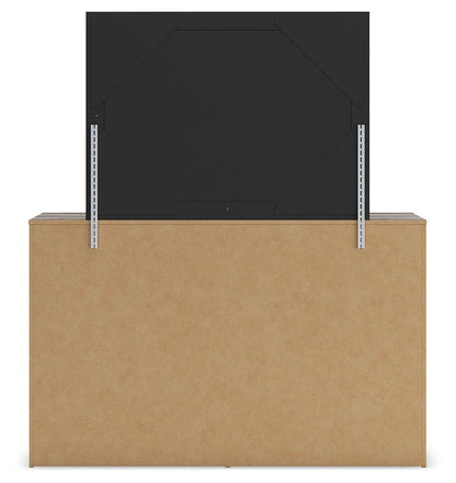 Urbanoore Full Panel Storage Bed, Dresser and Mirror