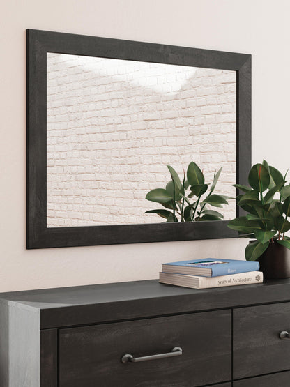 Delmorta Twin Panel Storage Bed, Dresser, Mirror and Nightstand