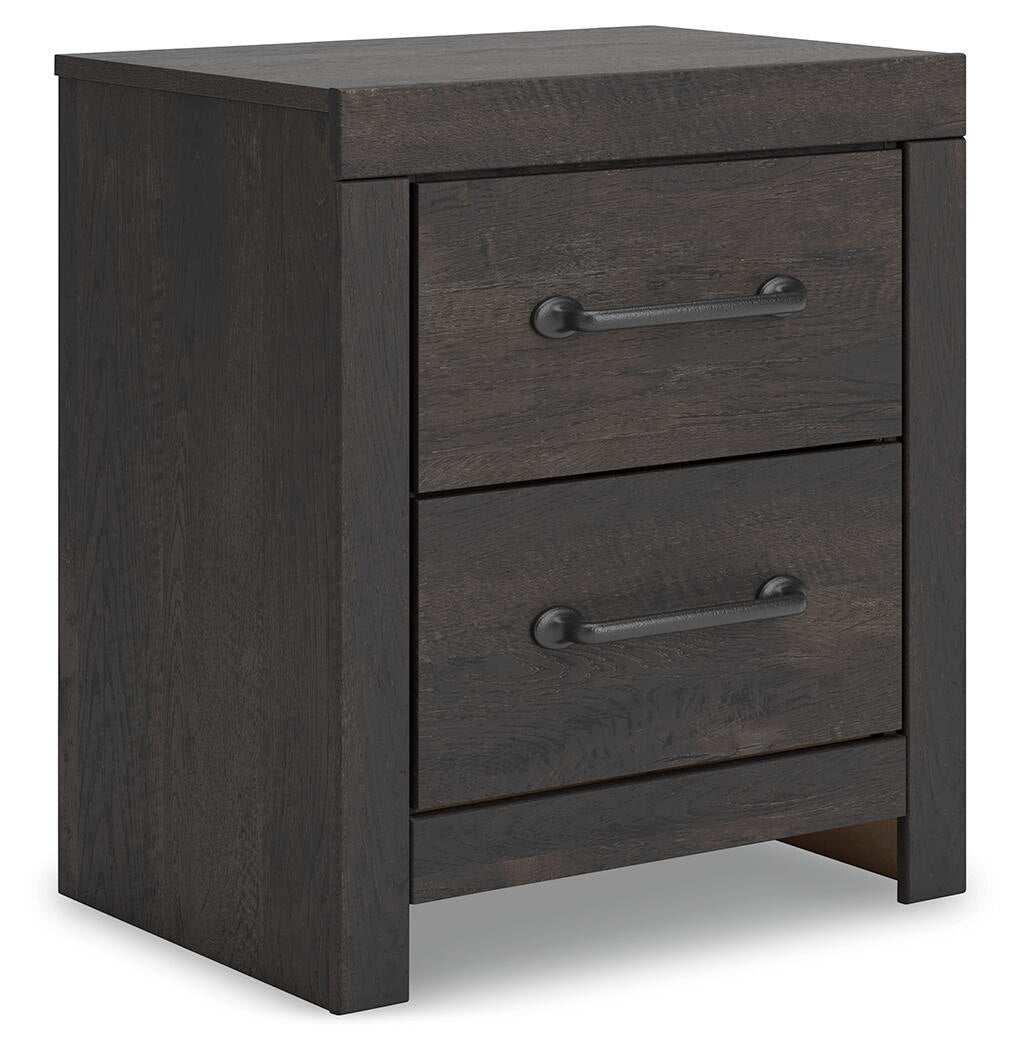 Delmorta Twin Panel Storage Bed, Dresser, Mirror, Chest and Nightstand