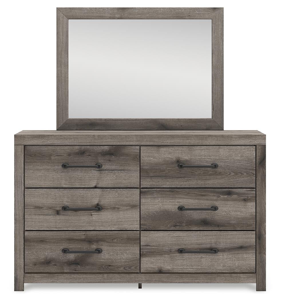 Urbanoore Twin Panel Storage Bed, Dresser and Mirror