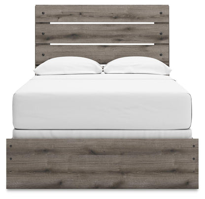 Urbanoore Full Panel Bed, Dresser, Mirror, Chest and Nightstand