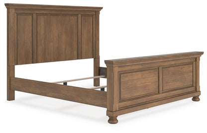 Vandenmore King Panel Bed with Mirrored Dresser