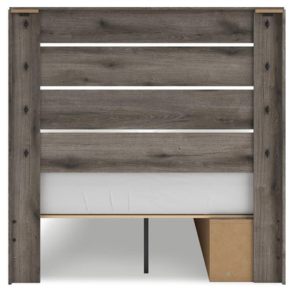 Urbanoore Full Panel Storage Bed, Dresser, Mirror and Nightstand