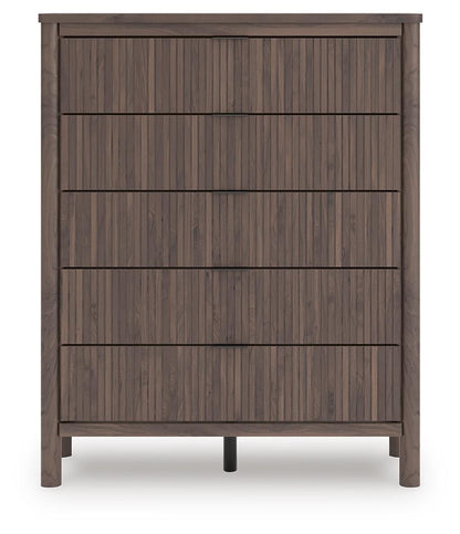 Cadmori Full Panel Bed, Dresser, Mirror, Chest and Nightstand