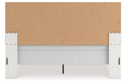 Birmonton King Upholstered Panel Bed, Dresser, Mirror, Chest and Nightstand