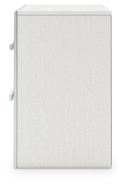 Birmonton King Upholstered Panel Bed, Dresser, Mirror, Chest and Nightstand
