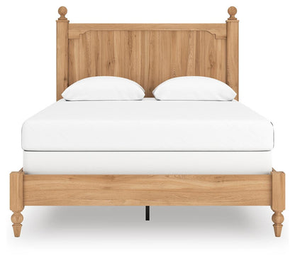 Galletyn Queen Panel Bed with Mirrored Dresser