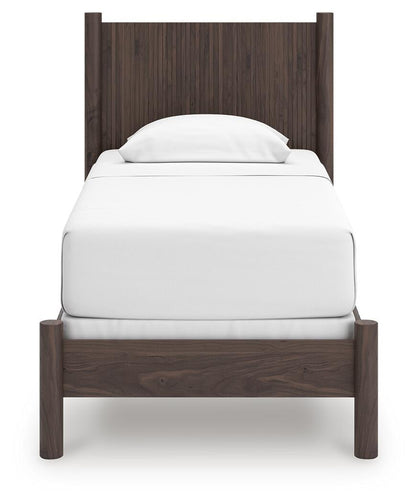 Cadmori Twin Panel Bed, Dresser and Mirror