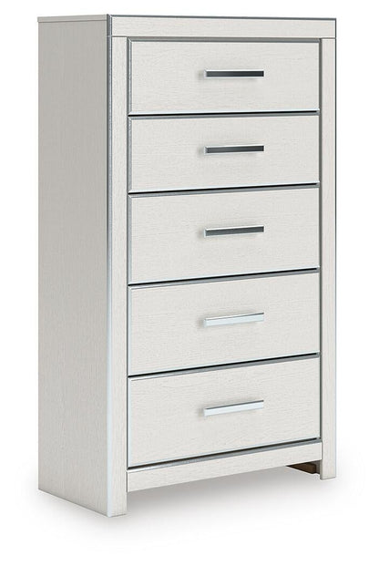 Birmonton Queen Upholstered Panel Bed, Dresser, Mirror and Nightstand