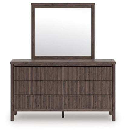 Cadmori Queen Panel Bed, Dresser and Mirror