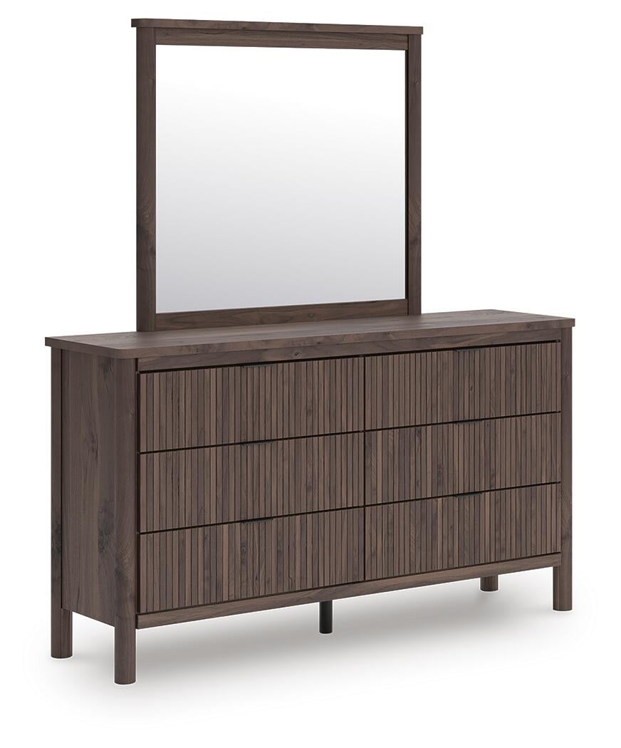Cadmori Queen Panel Bed, Dresser and Mirror