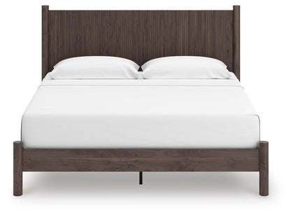 Cadmori King Panel Platform Bed, Dresser and Mirror