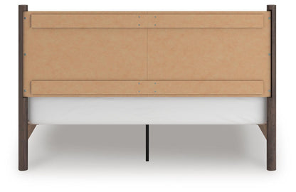 Cadmori King Panel Platform Bed, Dresser and Mirror
