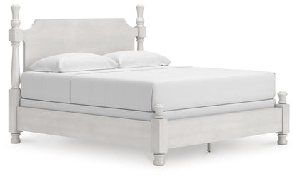 Chadworth King Poster Bed, Dresser and Mirror
