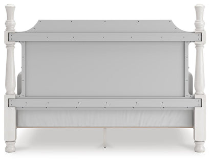 Chadworth King Poster Bed, Dresser, Mirror and Nightstand