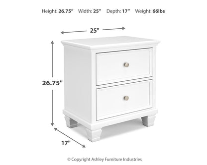 Fortman Full Panel Storage Bed, Dresser, Mirror and Nightstand
