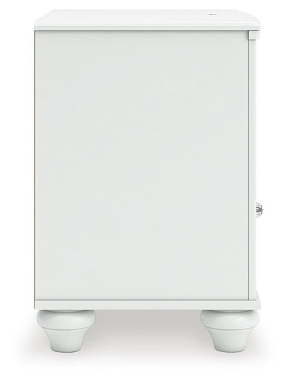 Maylilly Full Upholstered Panel Bed, Dresser, Mirror and Nightstand