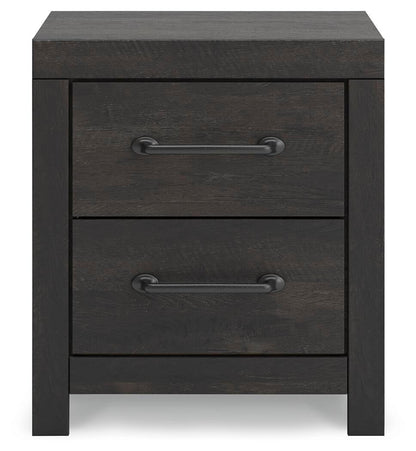 Delmorta Twin Panel Storage Bed, Dresser, Mirror and Nightstand