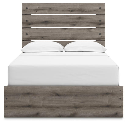 Urbanoore Full Panel Bed with Storage, Dresser and Mirror